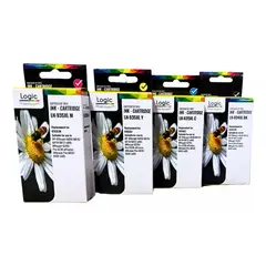 LOGIC - Pack 4 Cartuchos 934 XL-935 XL Compatible Para HP 4 Colores