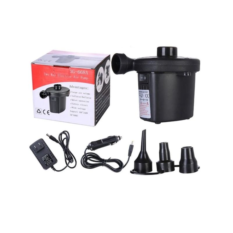 GENERICO - Inflador Electrico Multifuncional Para 220v12v