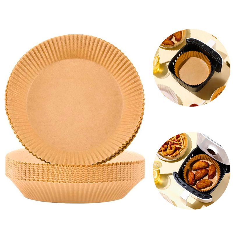 GENERICO - Papel Air Fryer Descartables Para Freidora De Aire 100pcs