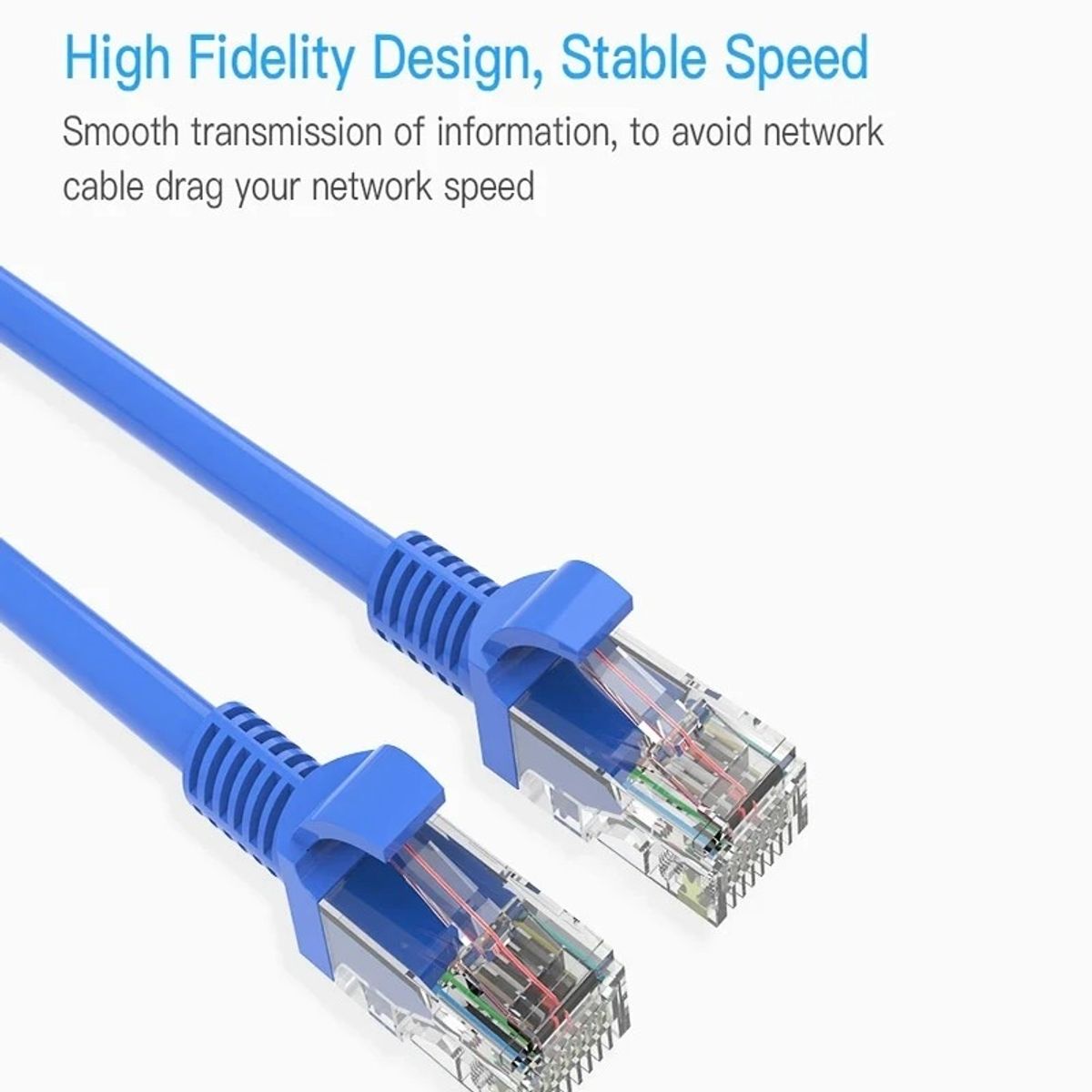 GENERICO - Cable de Red Alta velocidad 5 mt Cat6E Cable LAN Internet RJ45