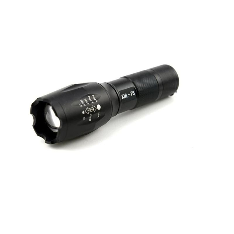 GENERICO - Luz Linterna Led Táctica XML-T6 4000 Lum Grande Zoom Pila