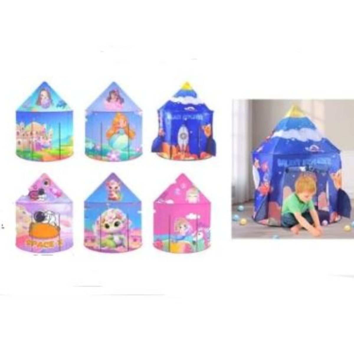 OEM - TIENDA CASTILLO PARA NIÑAS DISEÑO NIÑAS VARIADO