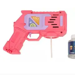 OEM - PISTOLA LANZA BURBUJAS CON LUCES ROSADO