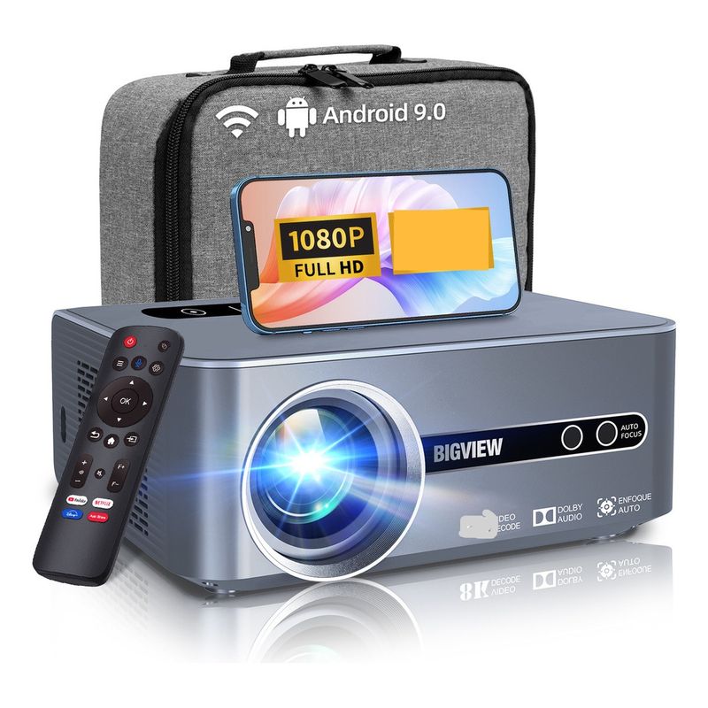 METEX - Proyector 4k Profesional Android 90 Full Hd 12000