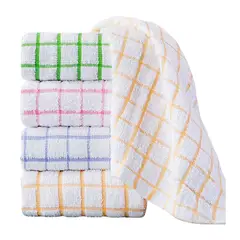 GENERICO - Set 10 Paños De Cocina Toalla Mas Grueso 85g 30*30 Cm
