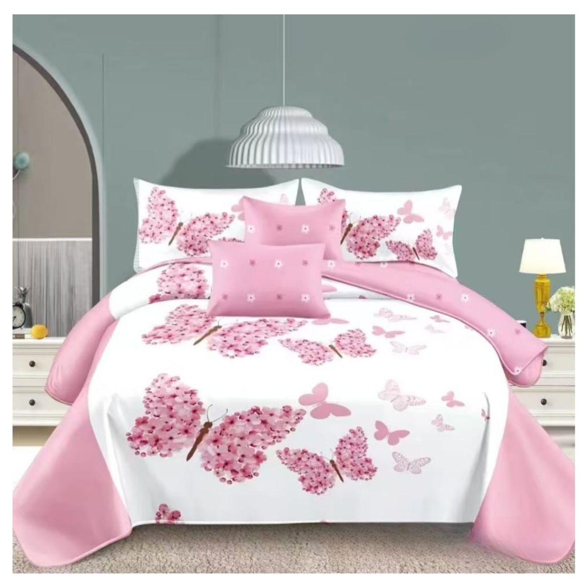 GENERICO - Cubrecama Quilt De Verano 2 Plazas Diseños Estampados Floral