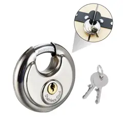 GENERICO - Candado De Seguridad Anticorte Anti Napoleón 80 Mm 2 Llaves