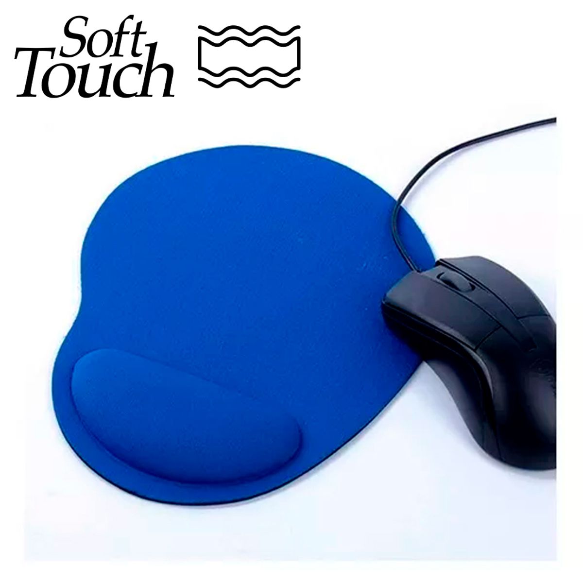 BOCCINI - Mousepad con Apoya Muñeca de Gel Ergonomico Antideslizante