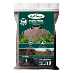 GENERICO - Mulch / Bolsa 9 Kg / Caucho Reciclado / Decorativo / Café Moro