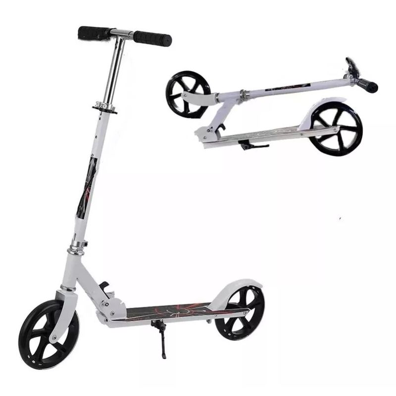 MUNDO MAGIA - Scooter Monopatín De Pie Plegable Ajustable Jovenes Adultos