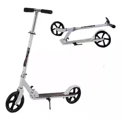MUNDO MAGIA - Scooter Monopatín De Pie Plegable Ajustable Jovenes Adultos
