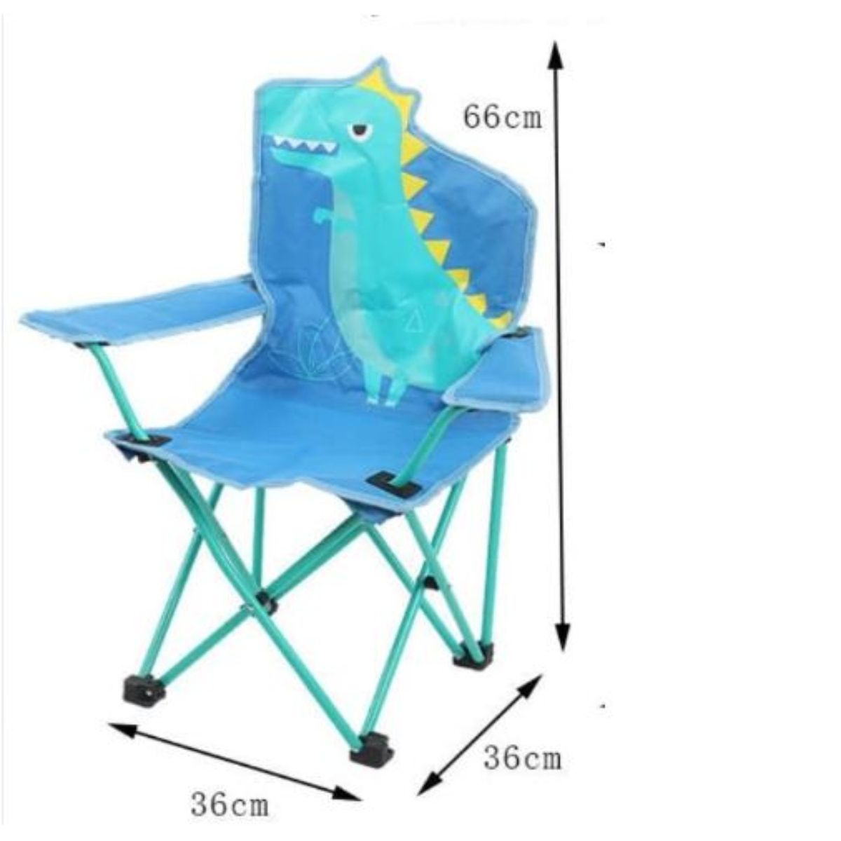 OEM - SILLA PLEGABLE CAMPING PARA NIÑOS PLAYA  DINOSAURIO