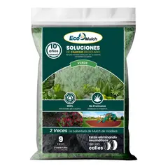 GENERICO - Mulch / Bolsa 9 Kg / Caucho Reciclado / Decorativo / Verde