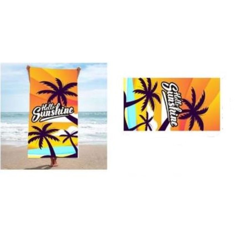 OEM - TOALLA DE PLAYA  PARA PISCINA CAMPING PLAYA 70CM X 140CM