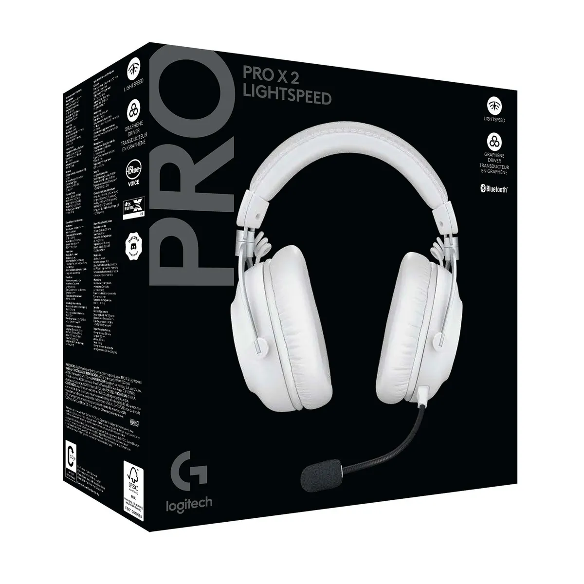 LOGITECH - HEADSET PRO X LIGHTSPEED 2 WHITE