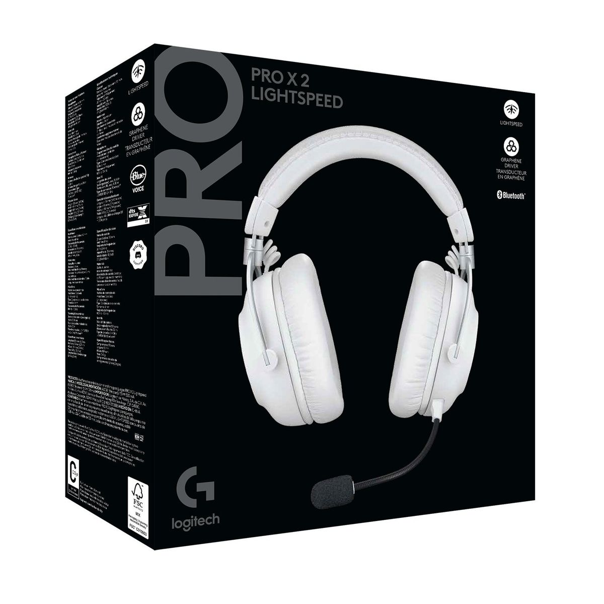 LOGITECH - HEADSET PRO X LIGHTSPEED 2 WHITE