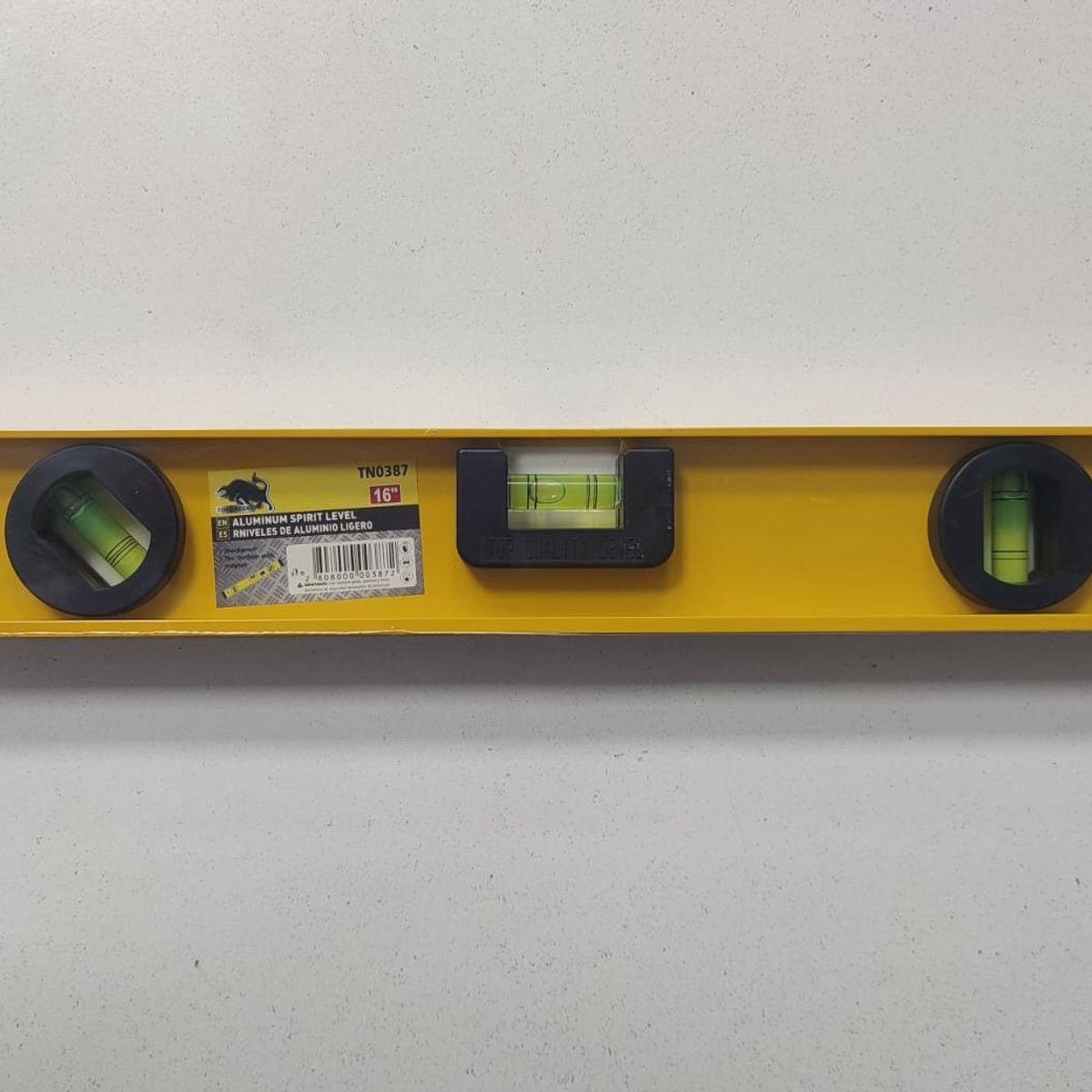 GENERICO - Nivel Magnético de Aluminio 16 Pulgadas 40 cm