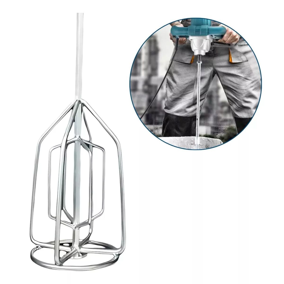 GENERICO - Revolvedor De Mezcla Pintura Bekron y Cemento Industrial 73 Cm Hotdeal