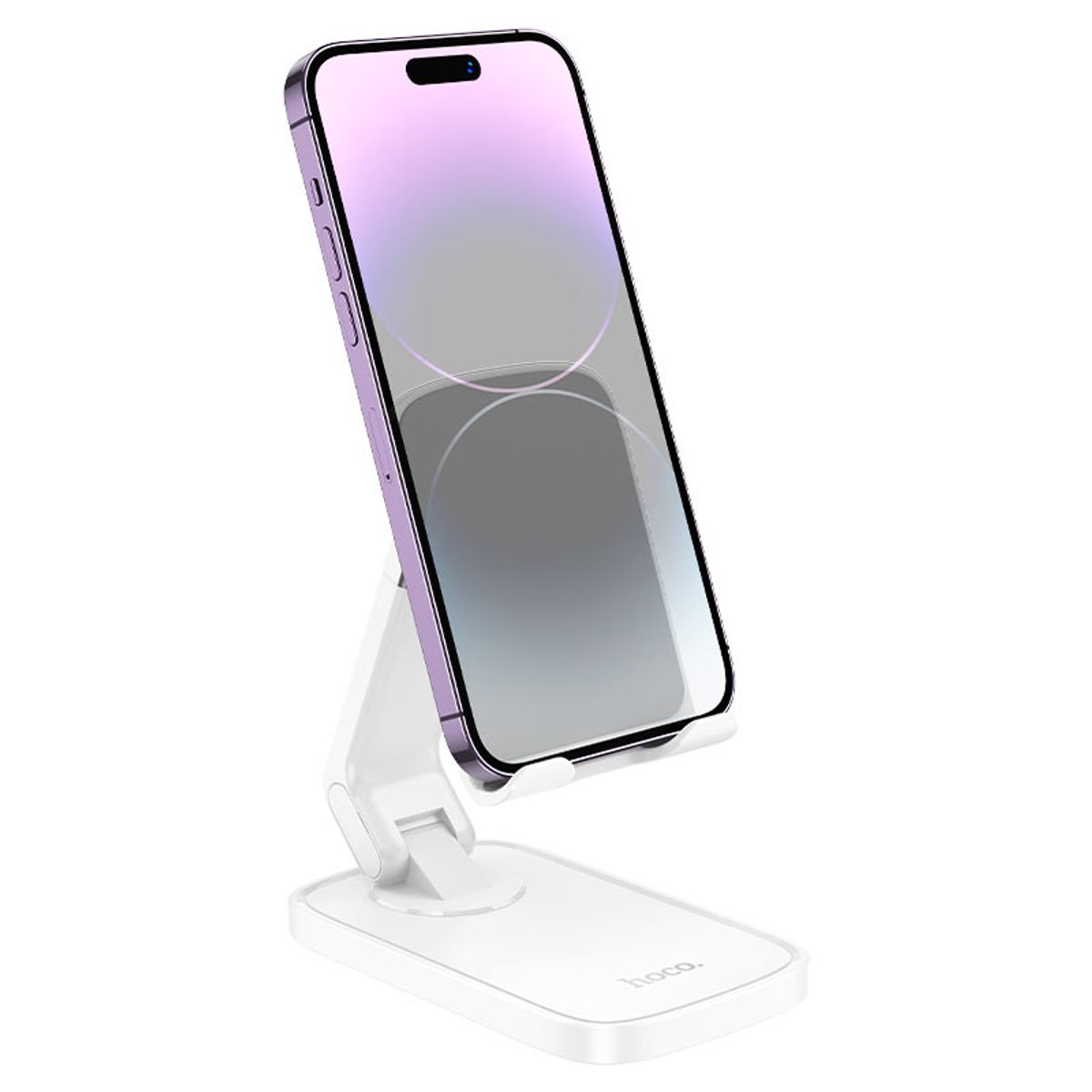 HOCO - Soporte de celular Hoco HD8 Blackfish para escritorio blanco