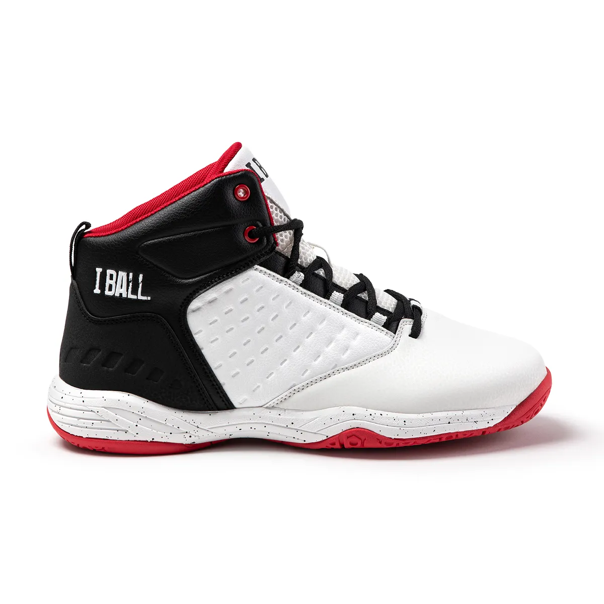 I BALL - Zapatillas Adulto I BALL Response Mid Blanco  Rojo  Negro