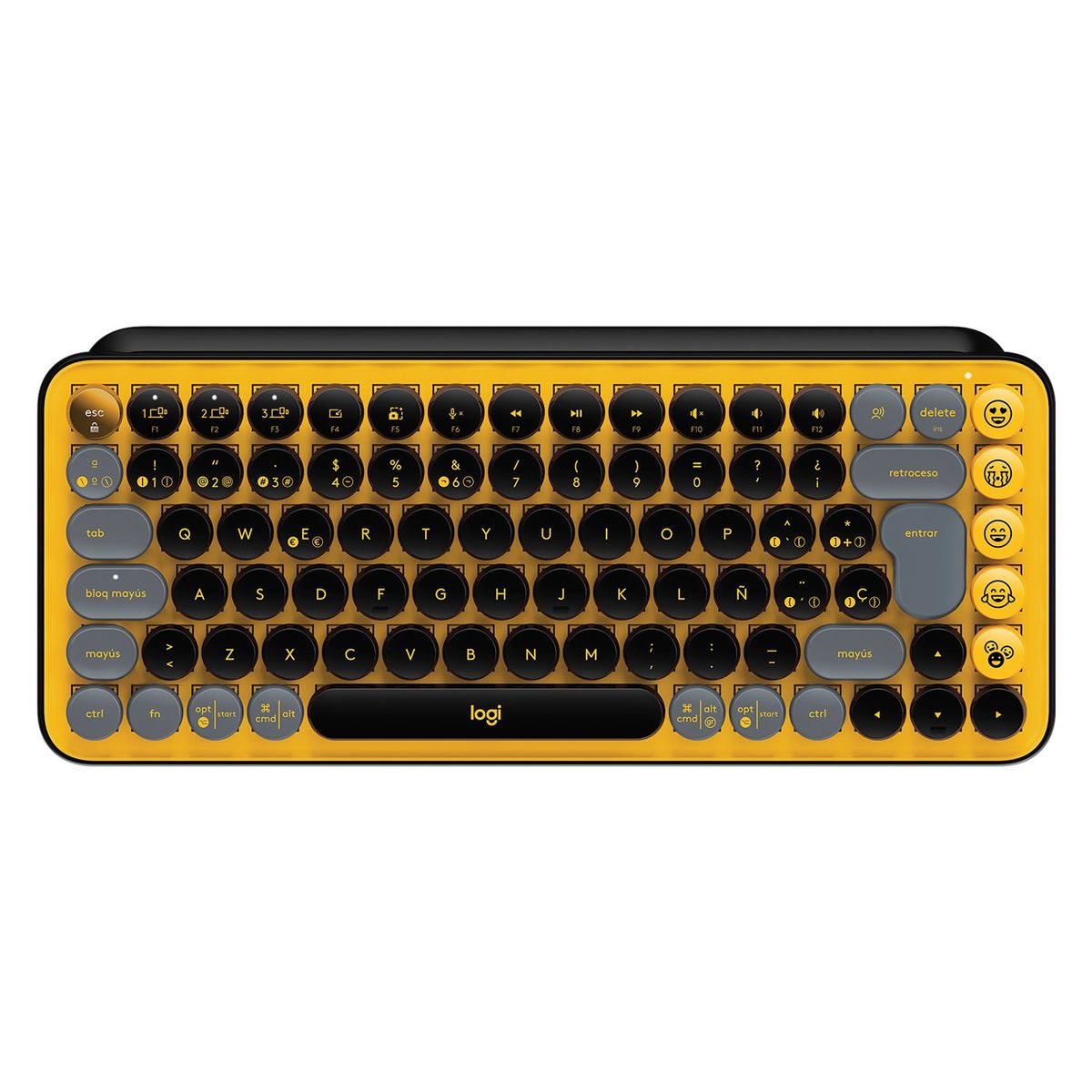 LOGITECH - 920-010713 TECLADO POP KEYS AMARILLO
