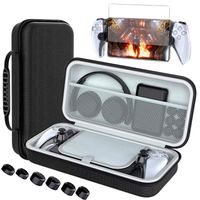 Pack Estuche + Funda + Mica + Grips Para Playstation Portal