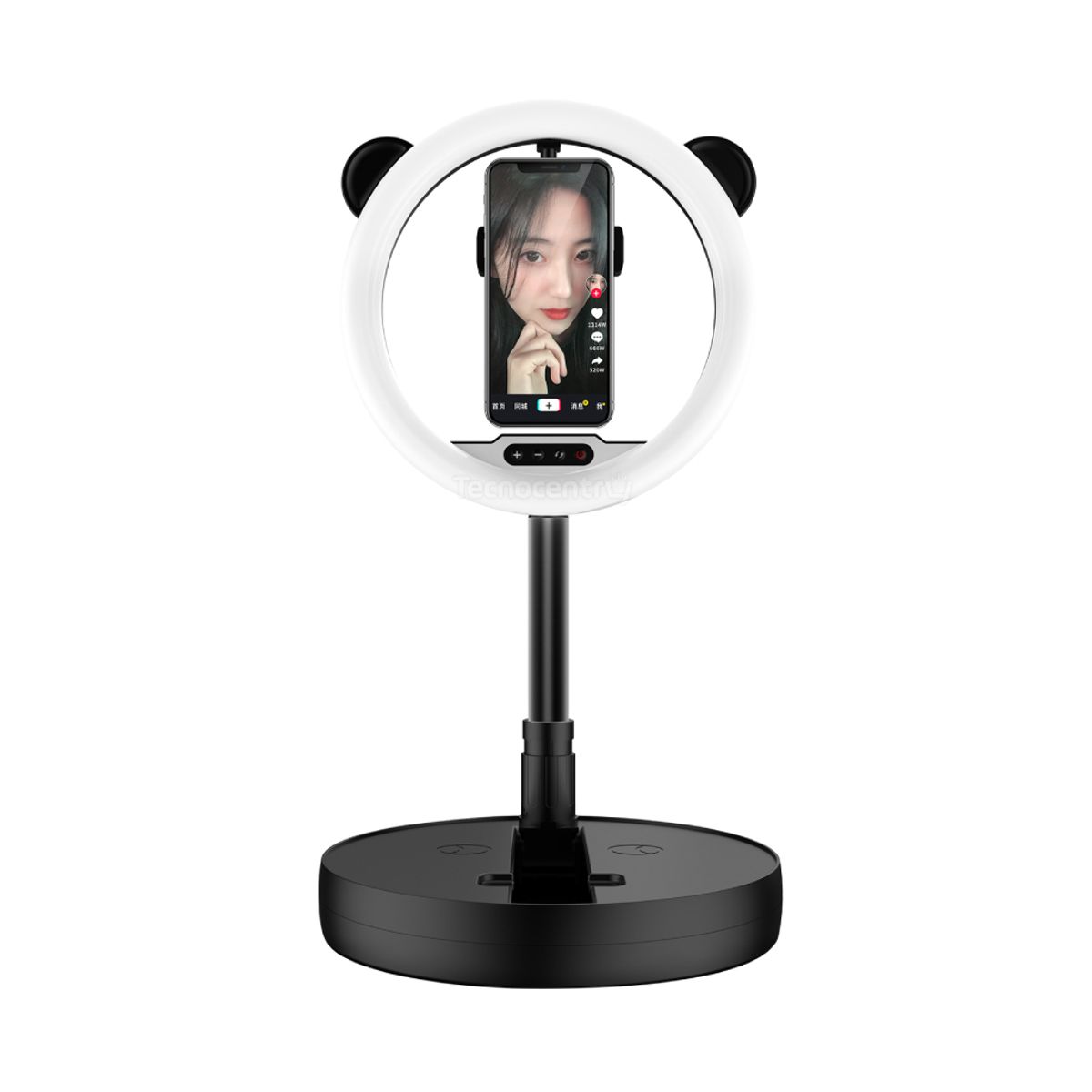 MOVI - ARO DE LUZ PORTATIL G2 CON BASE REDONDA