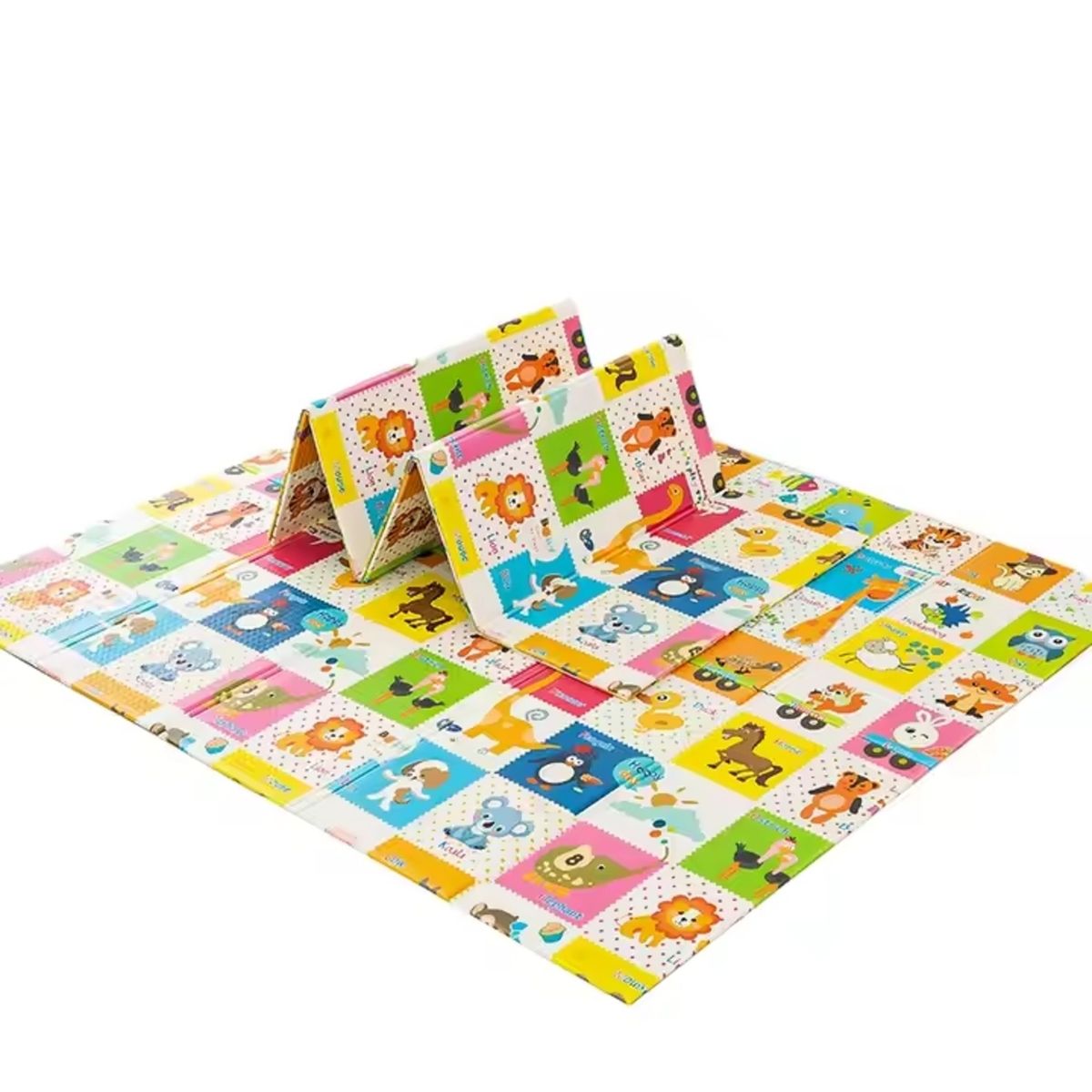 BBQOOL - Alfombra Plegable Antigolpes Animals 200cm x 180cm