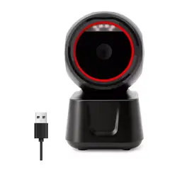 GENERICO - Lector De Código De Barras Omnidireccional 1d2dqr Con Usb