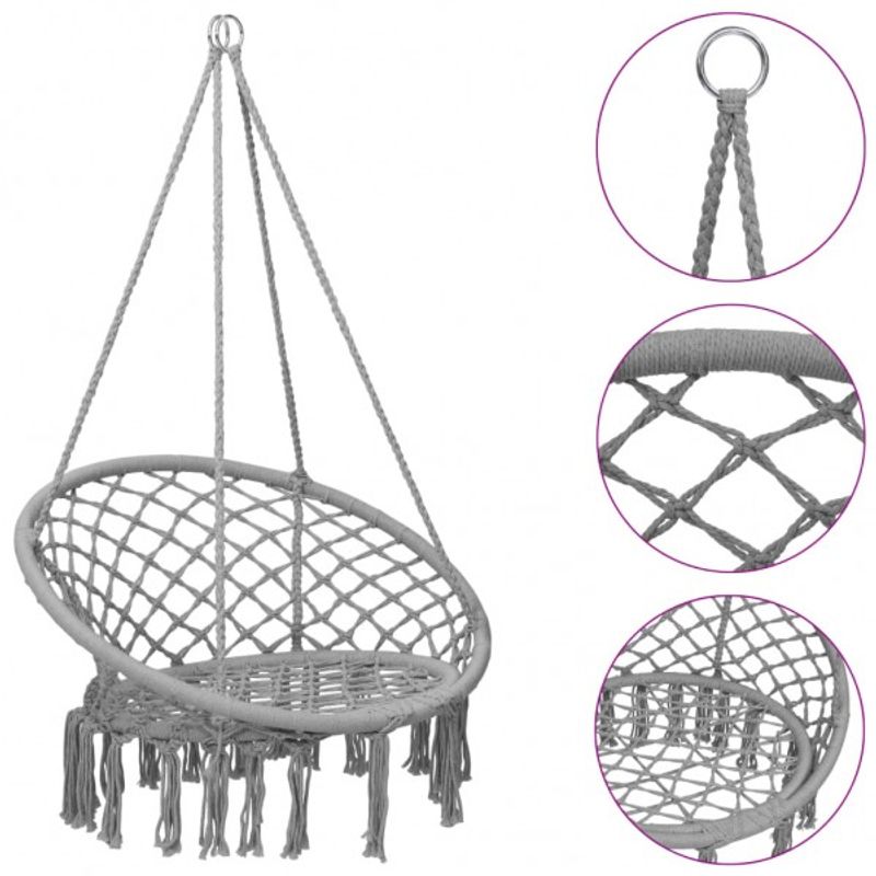 GENERICO - SILLA HAMACA PARA INTERIOR EXTERIOR