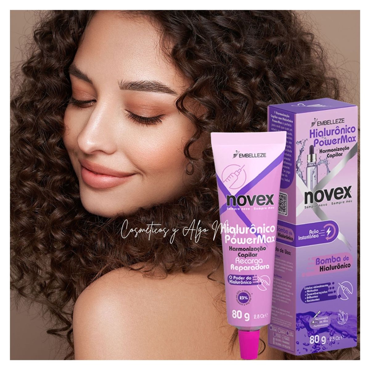 NOVEX - Tratamiento Intensivo recarga Hialuronico Powermax 80g NOVEX