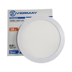 GENERICO - Panel LED Sobrepuesto 18W 6500K