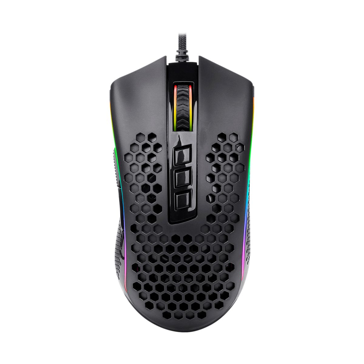REDRAGON - M988-RGB MOUSE GAMER USB STORM RGB 8 BOTONES ULTRA LIGERO Open box