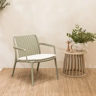 AMOBLE - Poltrona terraza Ornela Musgo Amoblé
