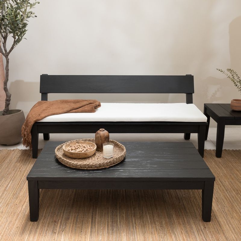 AMOBLE - Sofa terraza  Cataneo Negro Amoblé