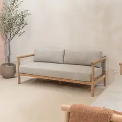 AMOBLE - Sofa terraza Maya Gris 180 Amoblé