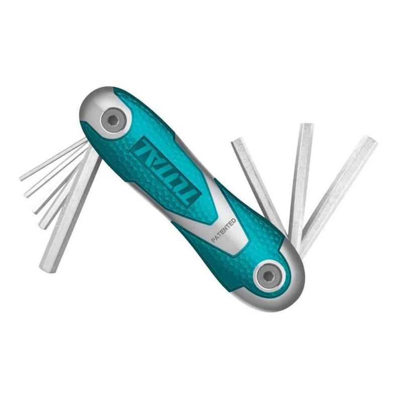 TOTAL TOOLS - SET LLAVE ALLEN PORTAT TOTAL THT1061826 2MM A 8MM
