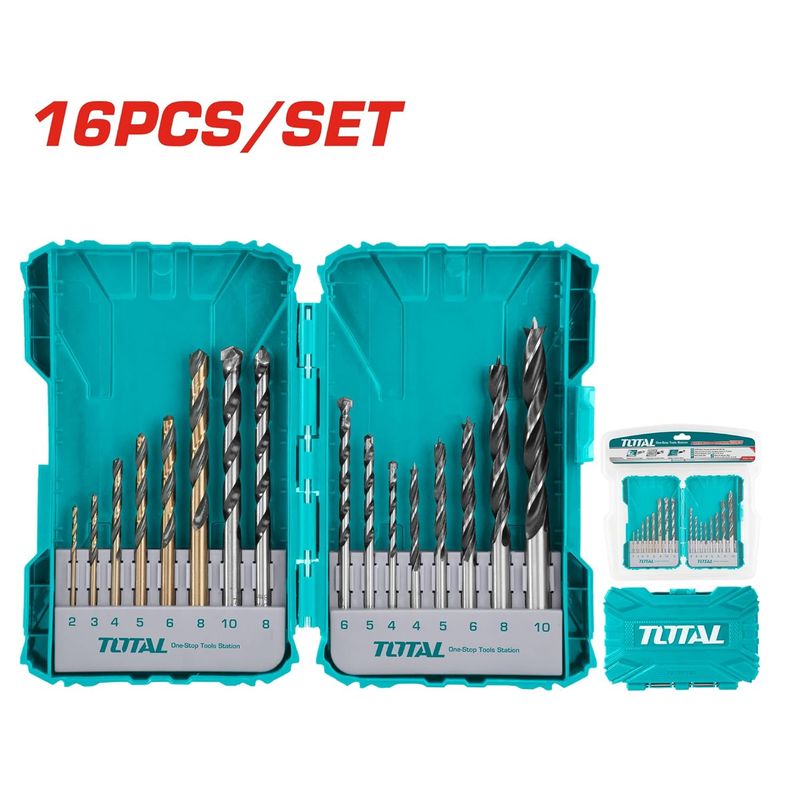 TOTAL - SET BROCAS TOTAL METMADCONCR16PCS TACSDL11601