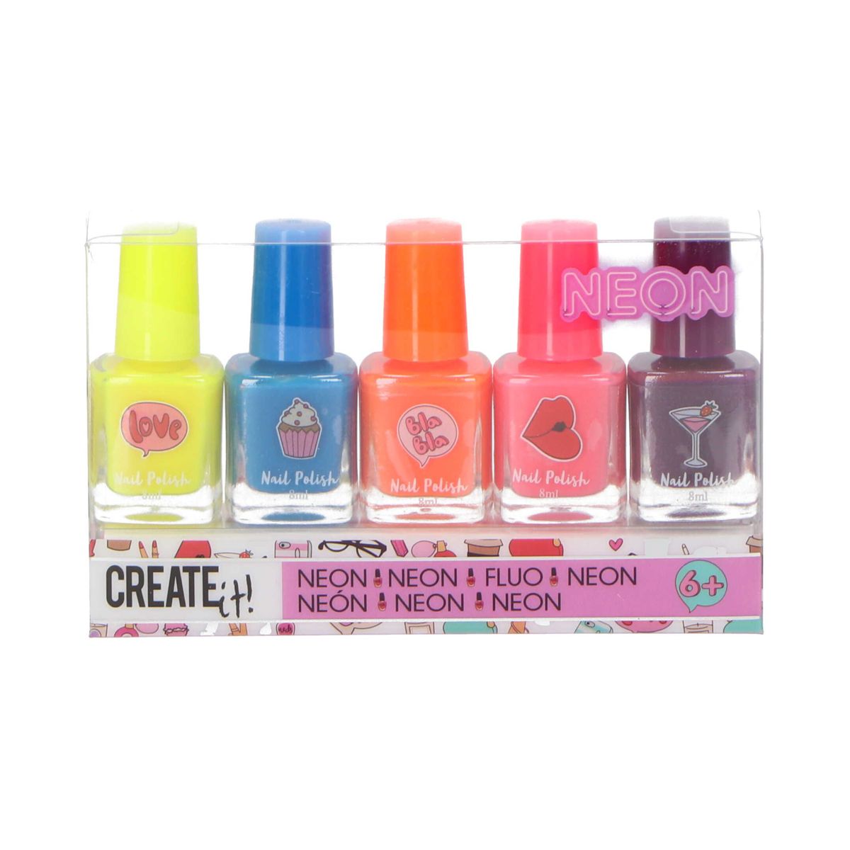 GENERICO - Esmalte de Uñas Neón Create It!