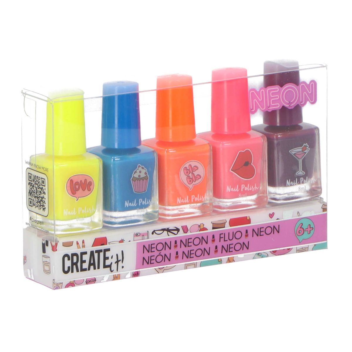 GENERICO - Esmalte de Uñas Neón Create It!