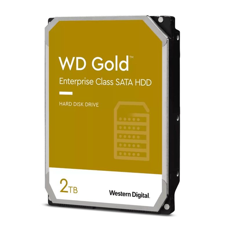 WESTERN DIGITAL - Disco Duro Western Digital Gold 2TB SATA 7200rpm 128mb