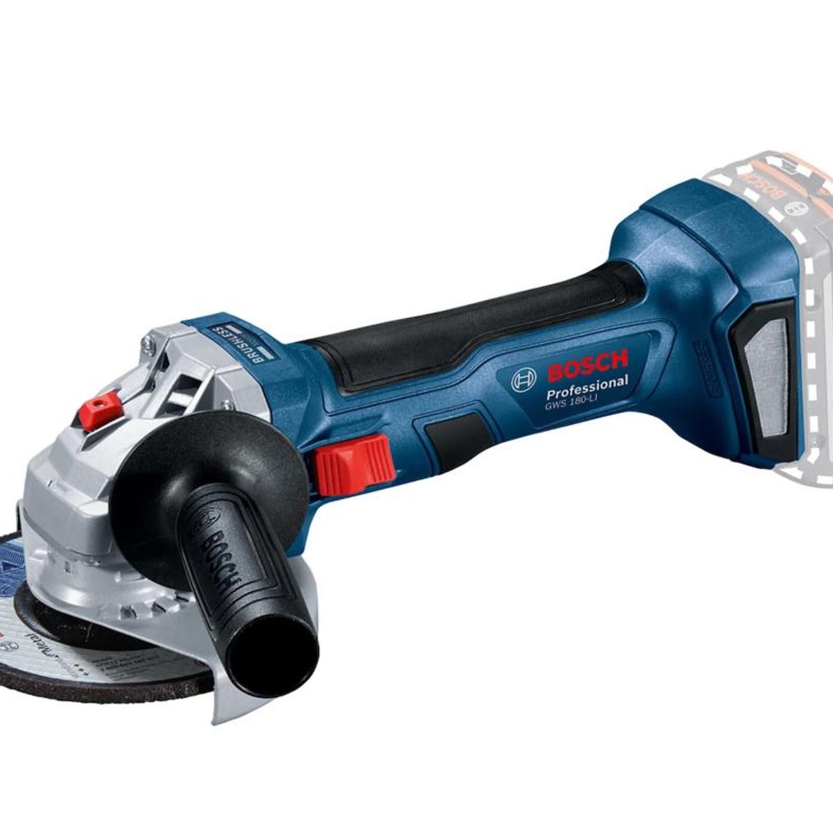 BOSCH - ESMERIL ANGULAR BOSCH 7 GWS 180-LI PROF SIN BAT NI CARG