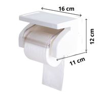 Dispensador Papel Higiénico Soporte Celular Ventosa Bathlux