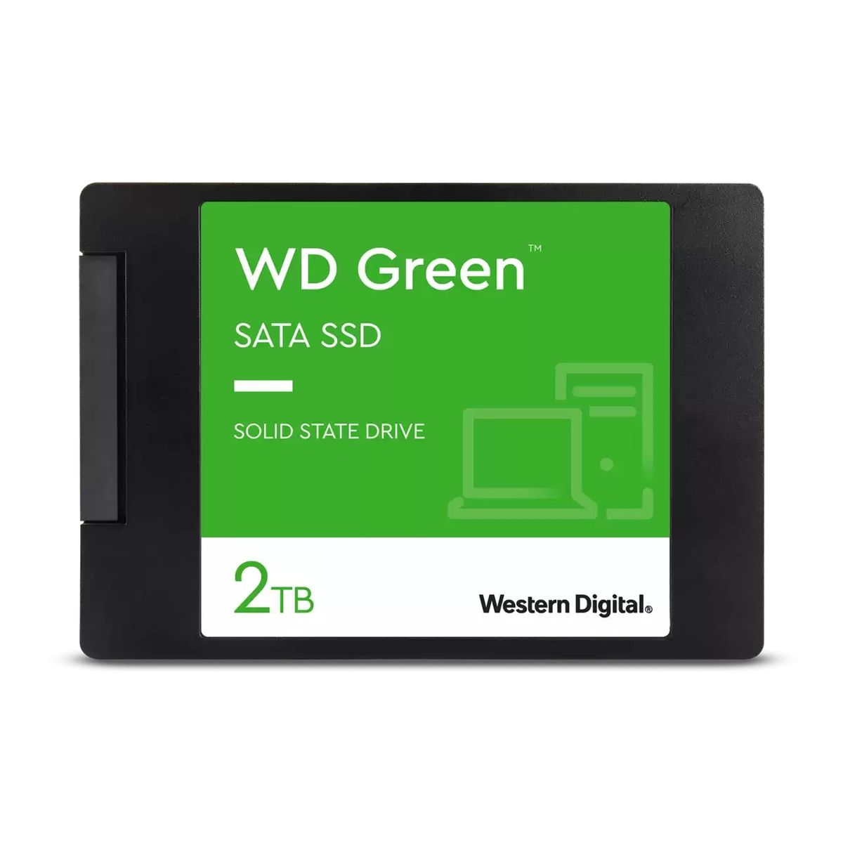 WESTERN DIGITAL - Disco SSD Western Digital Green 2TB 2.5 SATA 545MB/s Verde