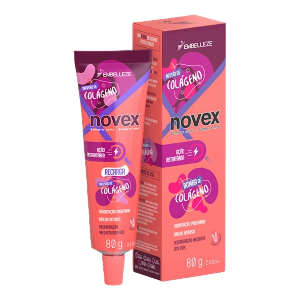 NOVEX - Recarga Tratamiento Intensivo Infusión de colágeno 80g