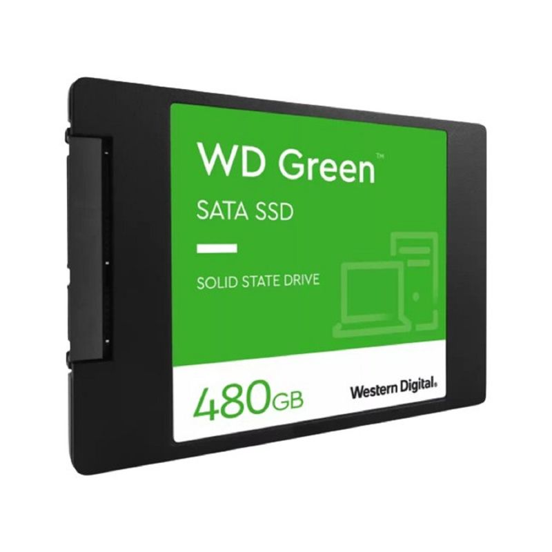 WESTERN DIGITAL - Disco estado sólido Western Digital Green 480GB SSD 545MBs - Verde