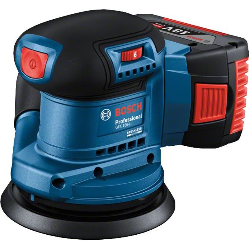 BOSCH - LIJADORA BOSCH GEX 185LI-PROF