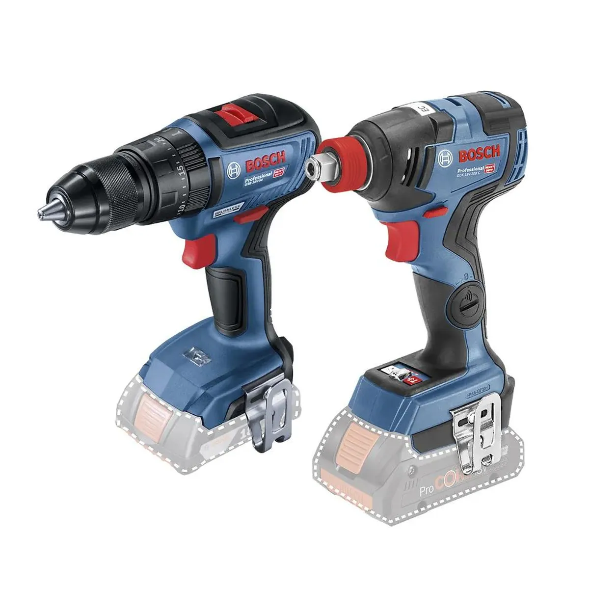 BOSCH - Combo Bosch Taladro GSB 18V-50 + Llave impacto Bosch GDX 18V-200