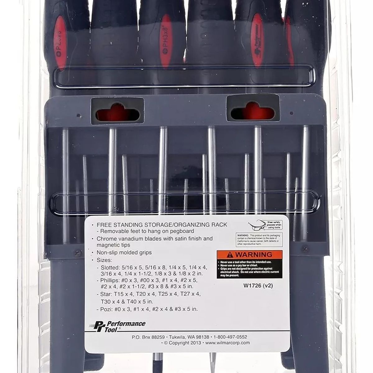 GENERICO - Kit de Destornilladores con Rack - 26 Piezas