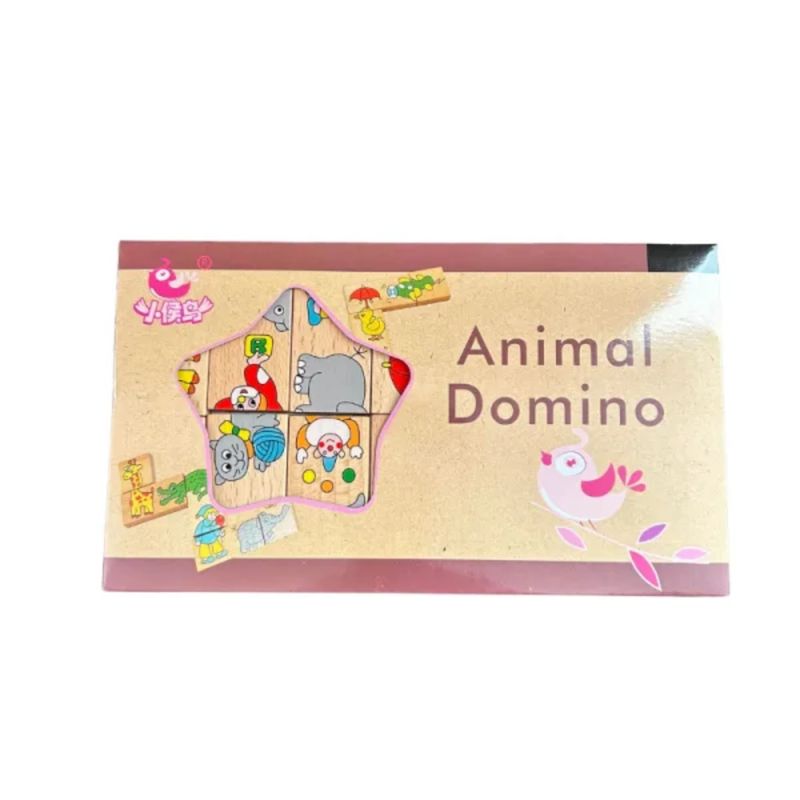 GENERICO - Domino Madera Animales Juego Didactico Para Niños